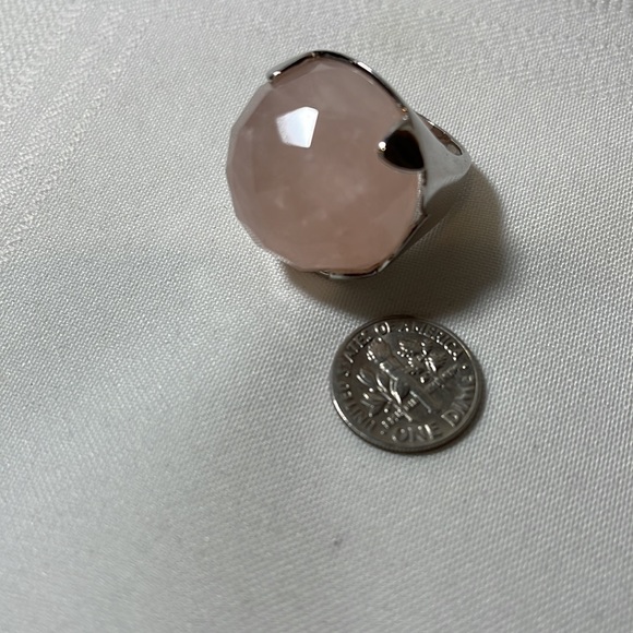 Faceted Rose Quartz Ring - Picture 4 of 10